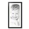 ArtToFrames 16x32" Matted Picture Frame with 12x28" Single Mat Photo Opening Framed in 1.25" Black and 2" Mat (FWM-3926-16x32)